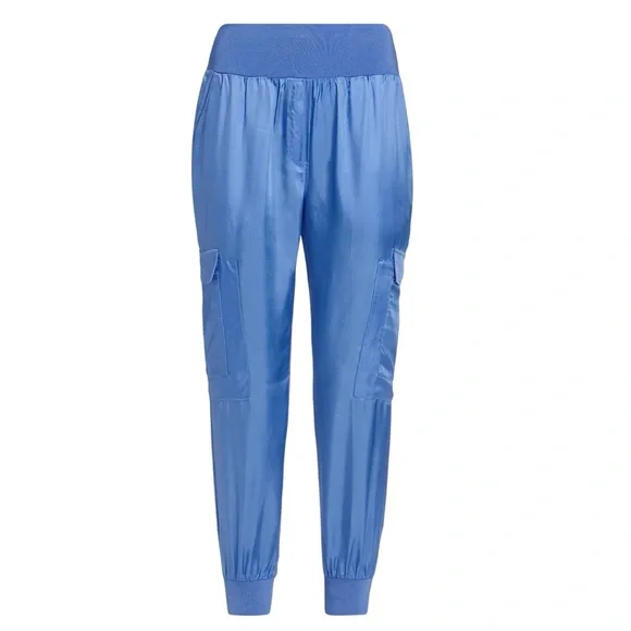 CINQ A SEPT Giles Twill Cargo Joggers in Cobalt wave